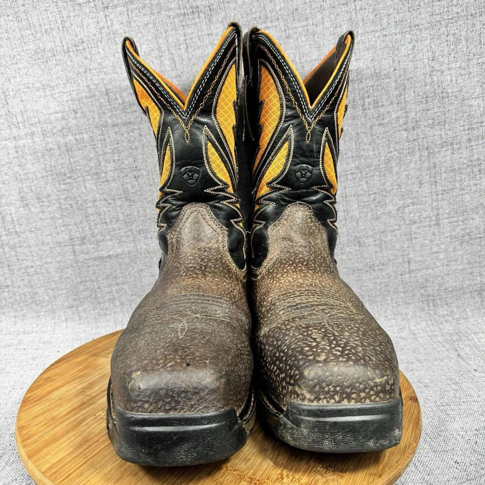 Ariat Intrepid VentTEK Composite Toe Leather Work Boots Men's 11.5 EE - Picture 3 of 10